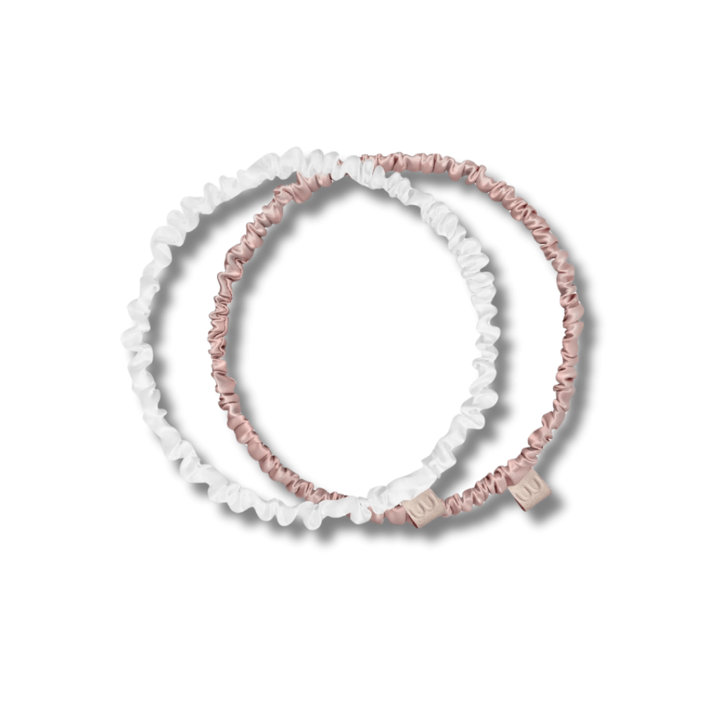 Набор обручей-резинок для волос - MON MOU Silk Hoops Scrunchies Set 1 фото