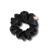 Об'ємна резинка для волосся чорна - MON MOU Silk Large Scrunchie Black фото