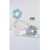 Об'ємна резинка для волосся ніжно-блакитна  - MON MOU Silk Large Scrunchie Baby Blue фото 3