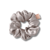 Объемная резинка для волос серо-бежевая - MON MOU Silk Large Scrunchie Taupe фото