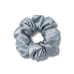Объемная резинка для волос серо-голубая - MON MOU Silk Large Scrunchie Gray Blue фото