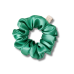 Объемная резинка для волос зелёная - MON MOU Silk Large Scrunchie Green фото
