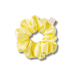 Объемная резинка для волос жёлтая - MON MOU Silk Large Scrunchie Yellow фото