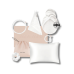 Подарочный набор "White" - MON MOU Soft Silk Set White фото