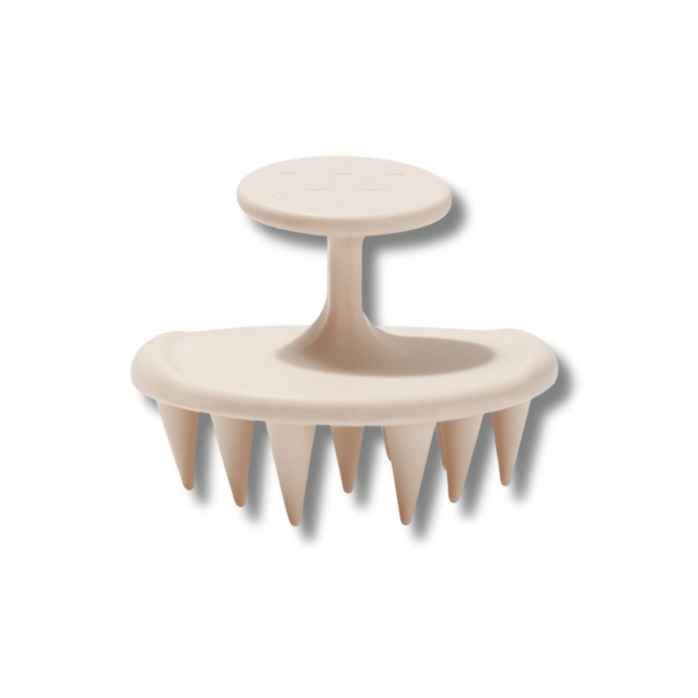 Щеточка для очищения кожи головы нюдовая - MON MOU Soft Scrub Brush Nude фото