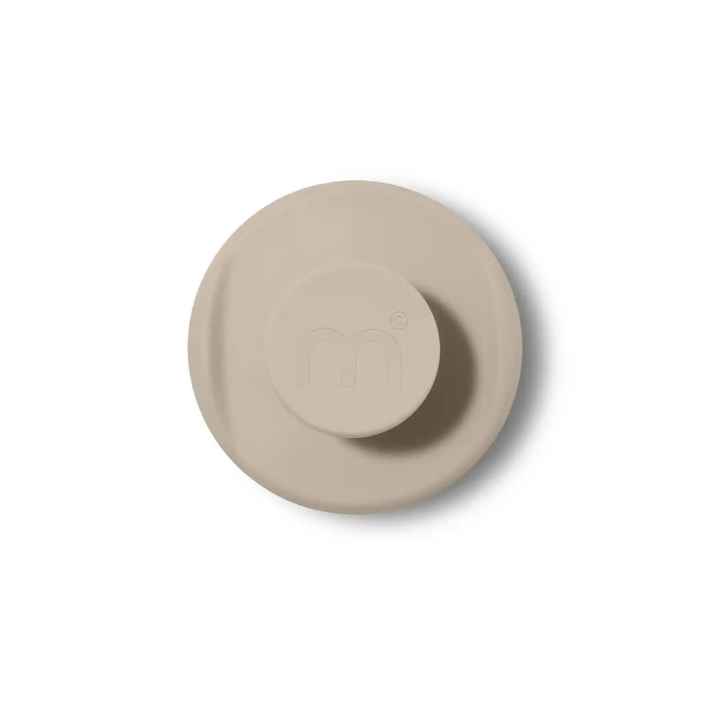 Щеточка для очищения кожи головы серо-бежевая - MON MOU Soft Scrub Brush Taupe фото 2