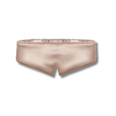 Шелковая маска для сна и отдыха бежевая - MON MOU Pure Silk Mask Beige 
