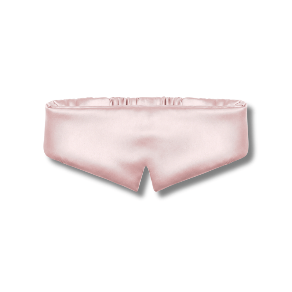 Шовкова маска для сну та відпочинку рожева - MON MOU Pure Silk Mask Pink фото