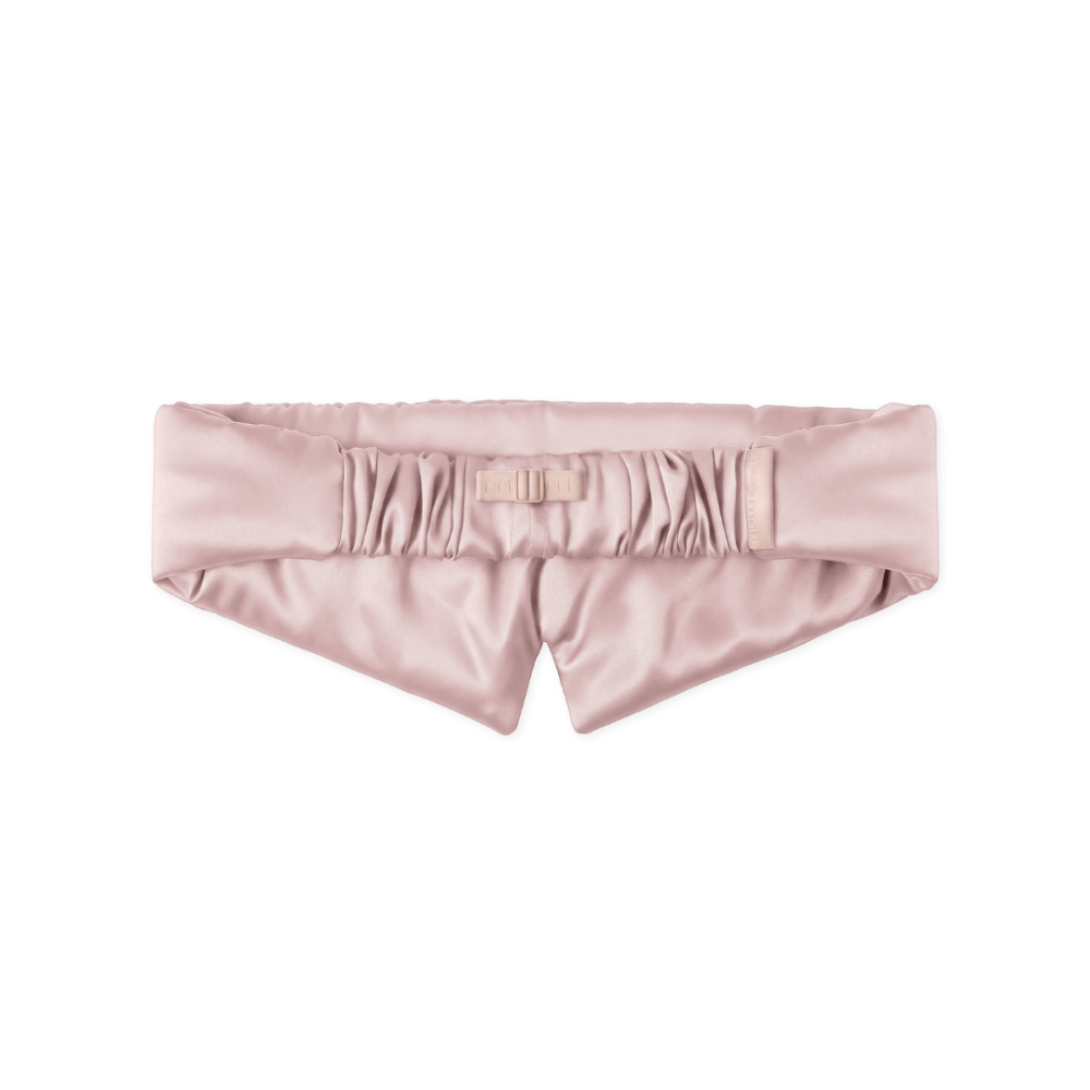 Шовкова маска для сну та відпочинку рожева - MON MOU Pure Silk Mask Pink фото 2