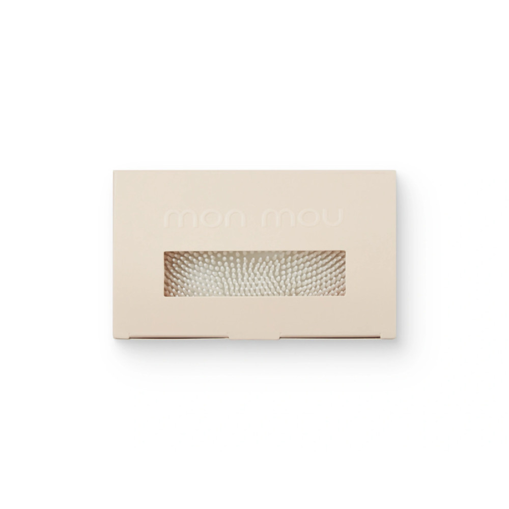 Силіконова щіточка для тіла біла - MON MOU Soft Body Brush White фото 2
