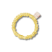 Тонка резинка для волосся жовта - MON MOU Silk Slim Scrunchie Yellow фото