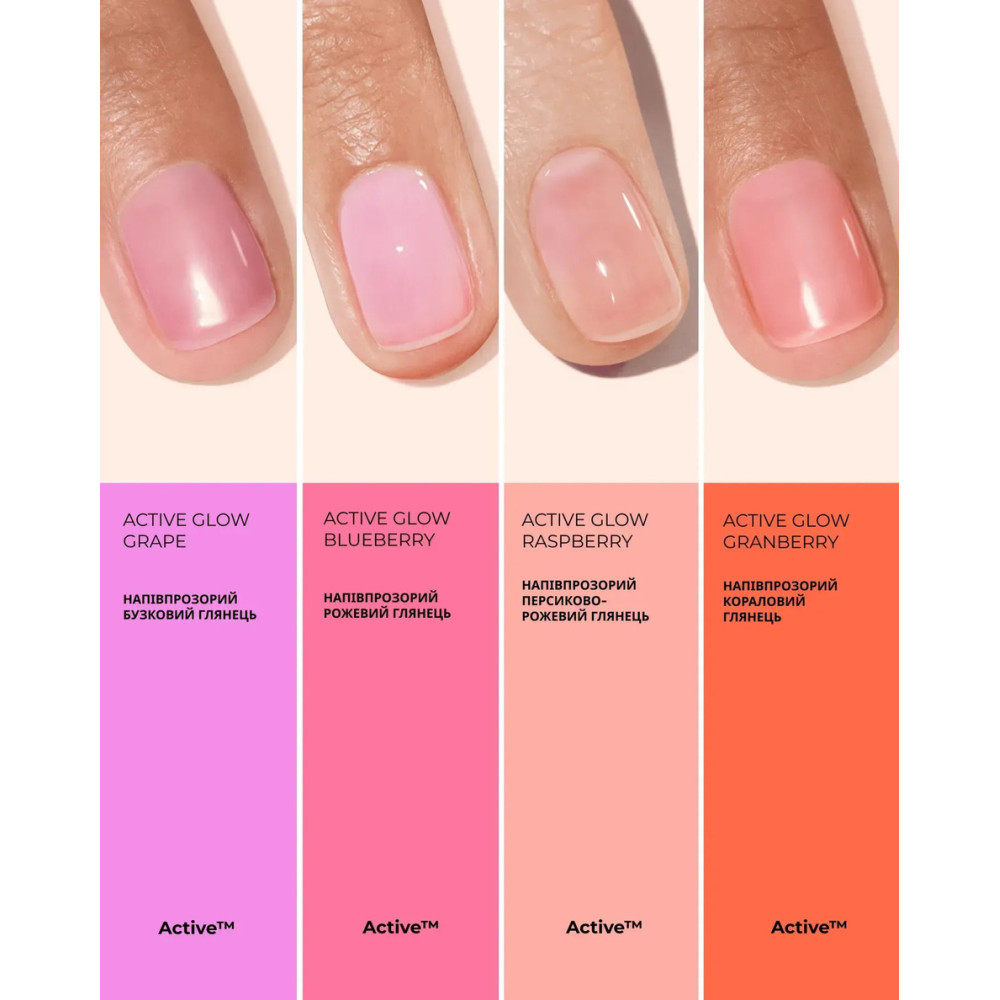 Лак для ногтей с глянцевым финишем - Manucurist Active Glow фото 3