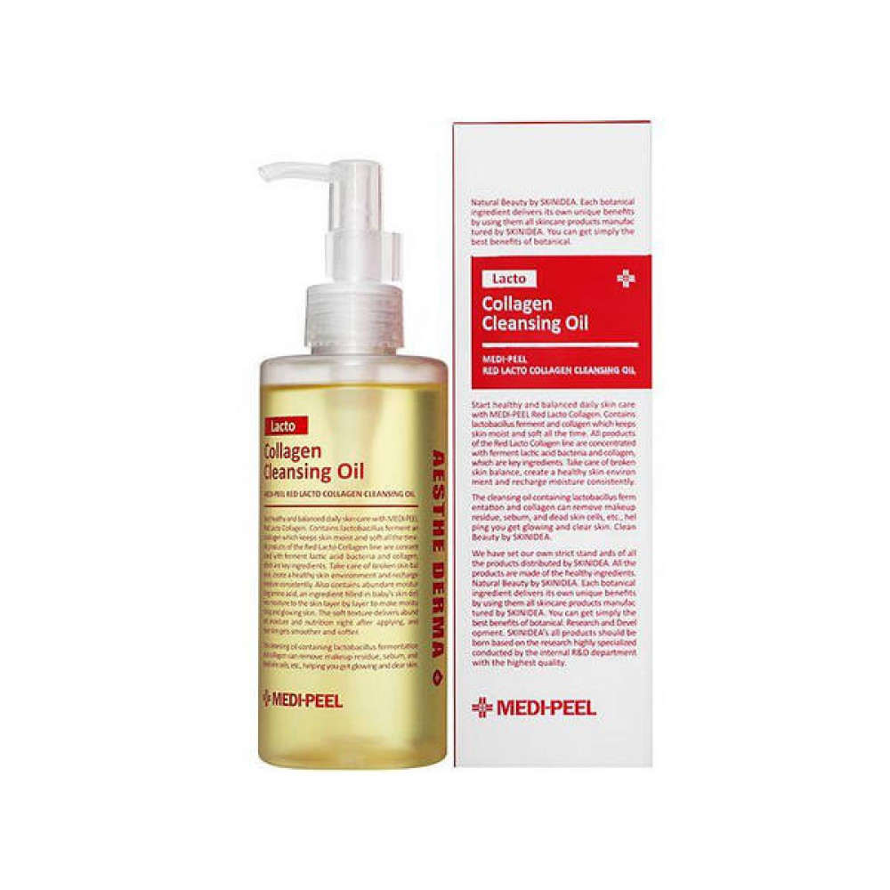 Гидрофильное масло с пробиотиками и коллагеном - Medi-Peel Red Lacto Collagen Cleansing Oil фото