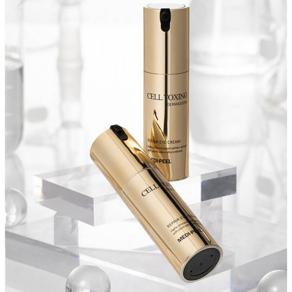 Антивіковий пептидний крем для повік - Medi-Peel Cell Toxing Demajour Repair Eye Cream фото 3
