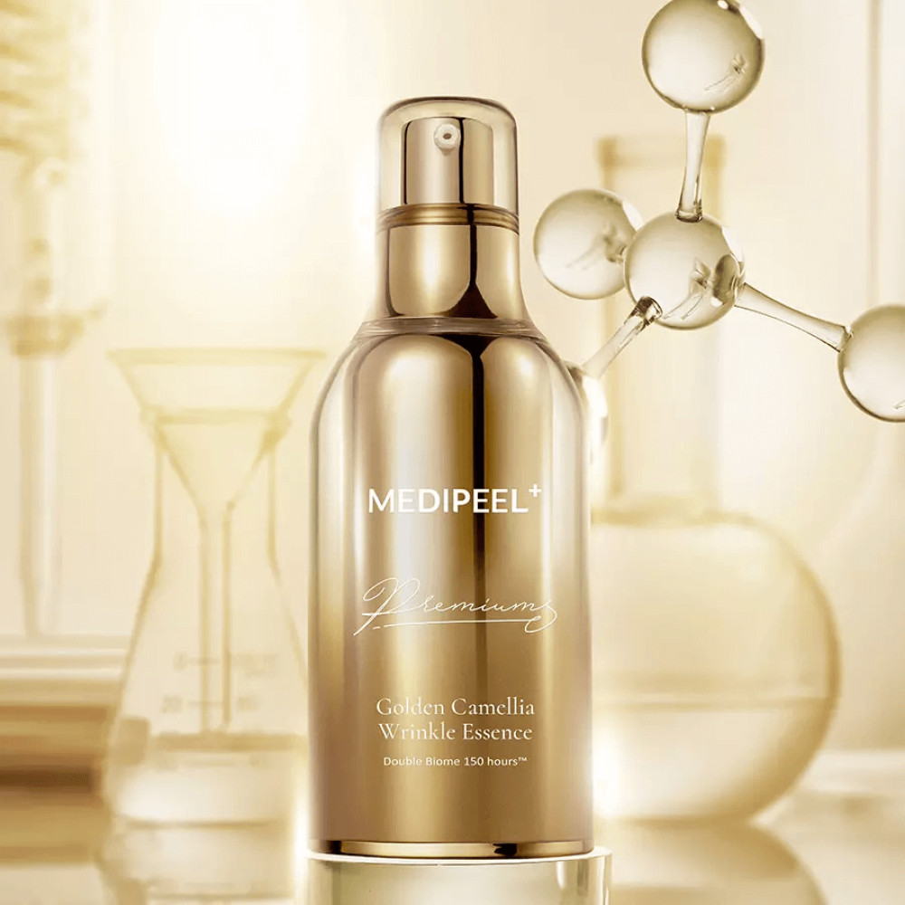 Антивозрастная эссенция с экстрактом золота - Medi-Peel Peptide 9 Golden Camellia Wrinkle Essence фото 3