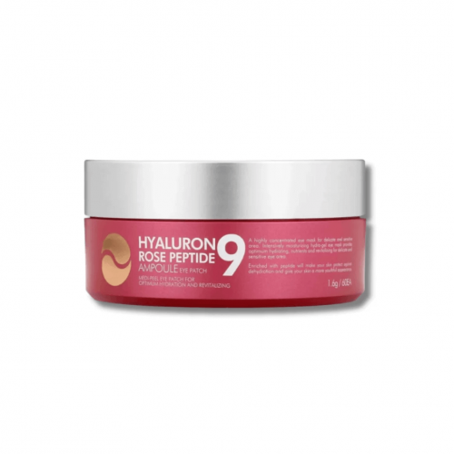 Гидрогелевые патчи с экстрактом розы и пептидами - Medi-Peel Hyaluron Rose Peptide 9 Ampoule Eye Patch фото