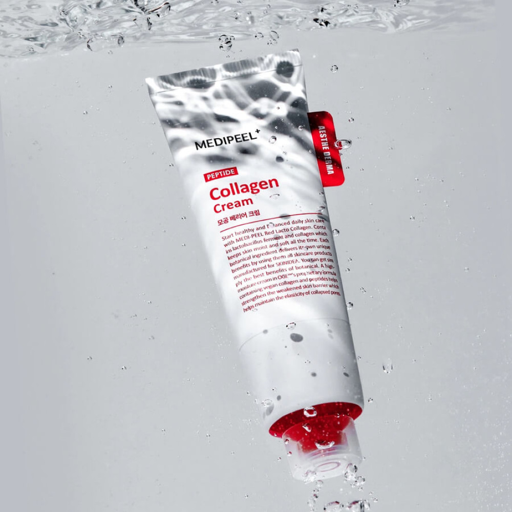 Крем защитный с пептидами и лактобактериями - Medi-Peel Red Lacto Peptide Collagen Barrier Cream фото 3