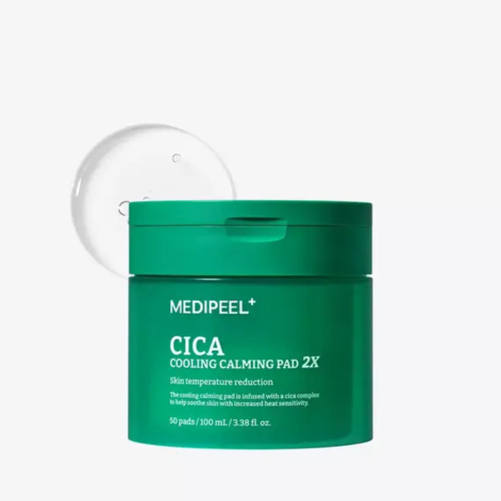 Охолоджуючі заспокійливі педи для обличчя - Medi-Peel Cica Cooling Calming Pad 2X фото 3