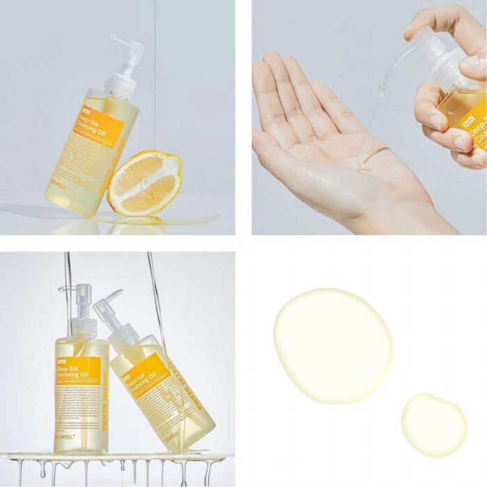 Масло гидрофильное с комплексом витаминов - Medi-Peel Vegan Vitamin Deep-Tox Cleansing Oil фото 3