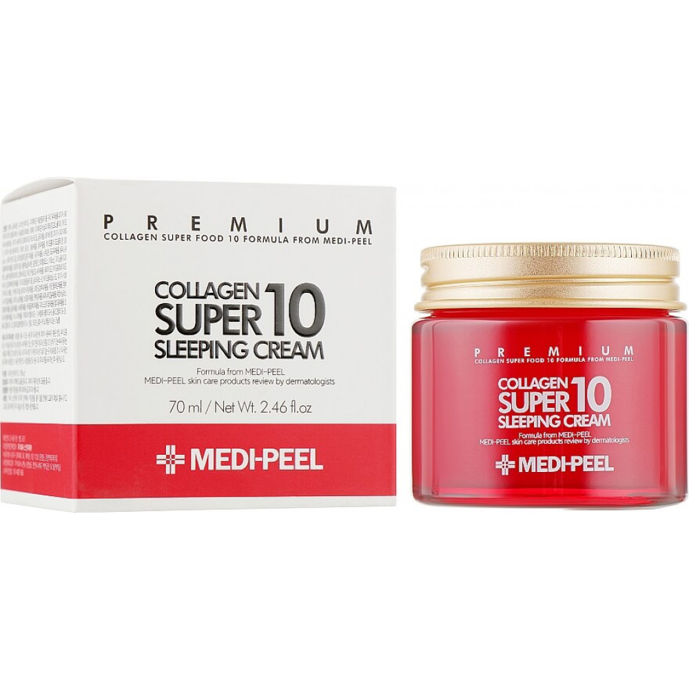 Омолоджуючий нічний крем для обличчя з колагеном - Medi-Peel Collagen Super10 Sleeping Cream фото 4