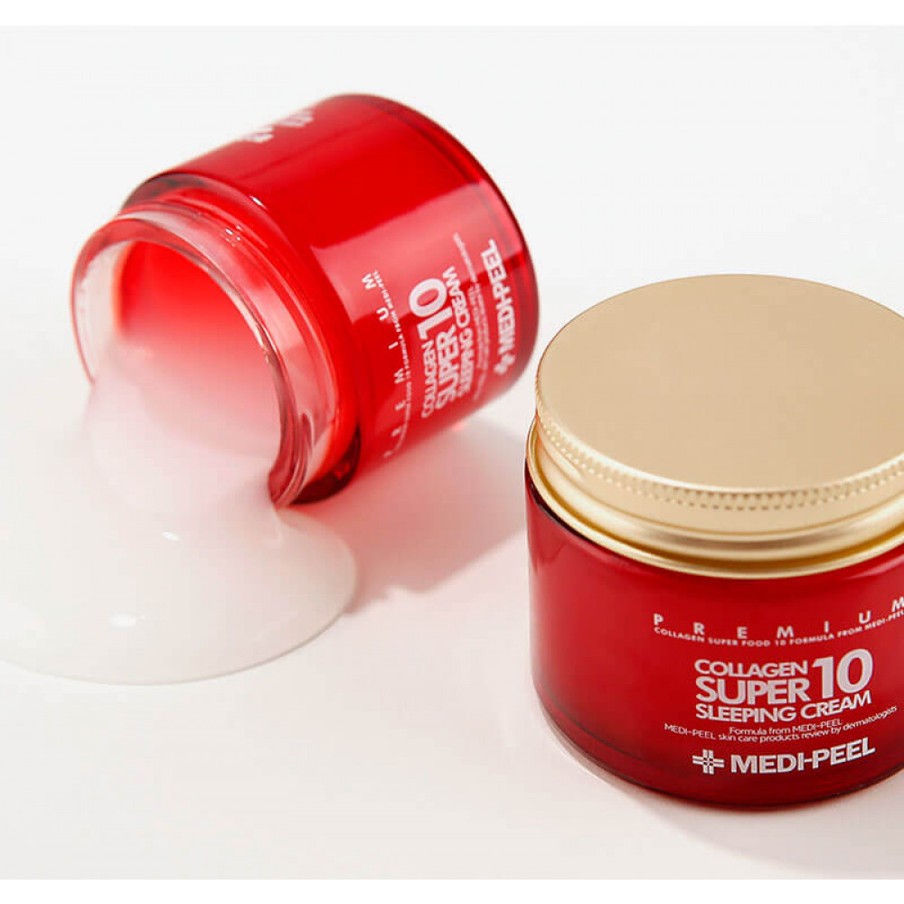 Омолоджуючий нічний крем для обличчя з колагеном - Medi-Peel Collagen Super10 Sleeping Cream фото 3