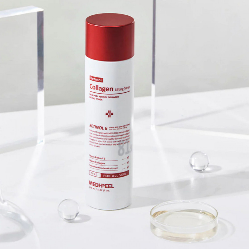 Омолоджуючий тонер з ретинолом і колагеном - Medi-Peel Retinol Collagen Lifting Toner фото 3