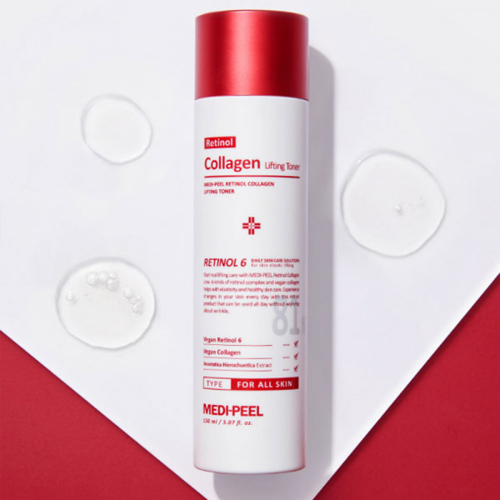 Омолоджуючий тонер з ретинолом і колагеном - Medi-Peel Retinol Collagen Lifting Toner фото 4