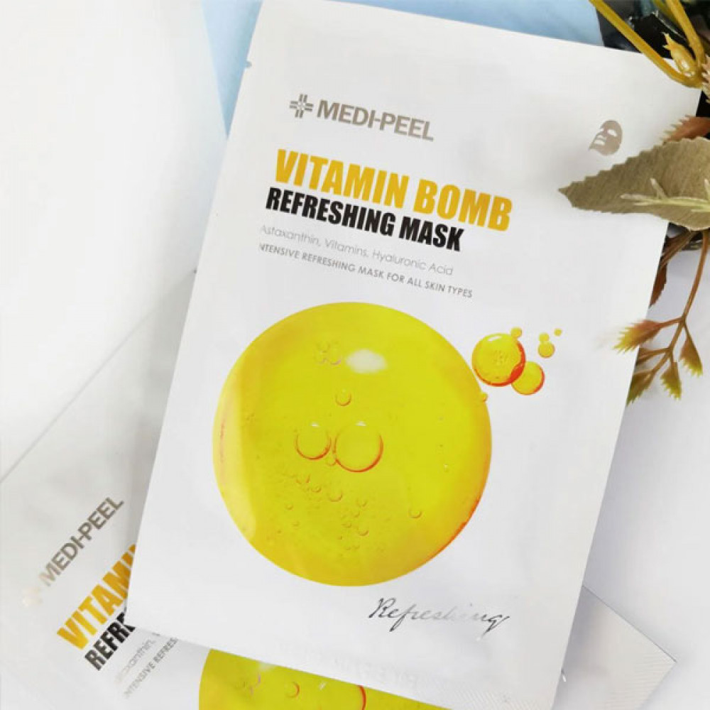 Освіжаюча маска з вітамінним комплексом - Medi-Peel Vitamin Bomb Refreshing Mask фото 2