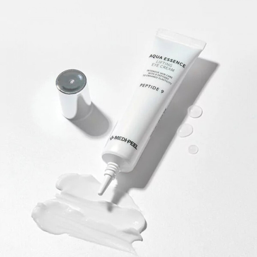Пептидный крем для век с эффектом лифтинга - Medi-Peel Peptide 9 Aqua Essence Lifting Eye Cream фото 4