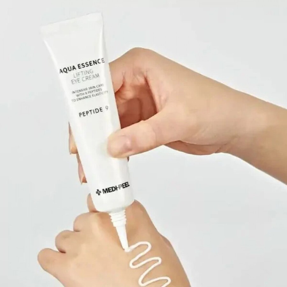 Пептидный крем для век с эффектом лифтинга - Medi-Peel Peptide 9 Aqua Essence Lifting Eye Cream фото 3