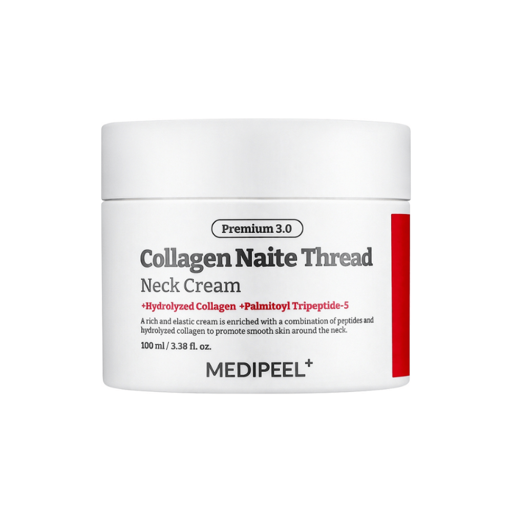 Подтягивающий крем для шеи с пептидным комплексом - Medi-Peel Premium Collagen Naite Thread Neck Cream 3.0 фото 2
