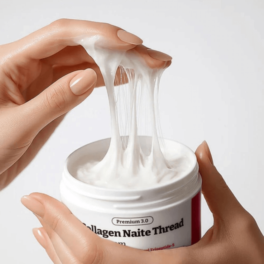 Подтягивающий крем для шеи с пептидным комплексом - Medi-Peel Premium Collagen Naite Thread Neck Cream 3.0 фото 3