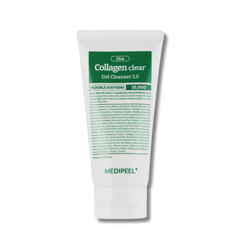 Пенка для умывания с CICA-комплексом - Medi-Peel Green Cica Collagen Clear Gel Cleanser 2.0 фото