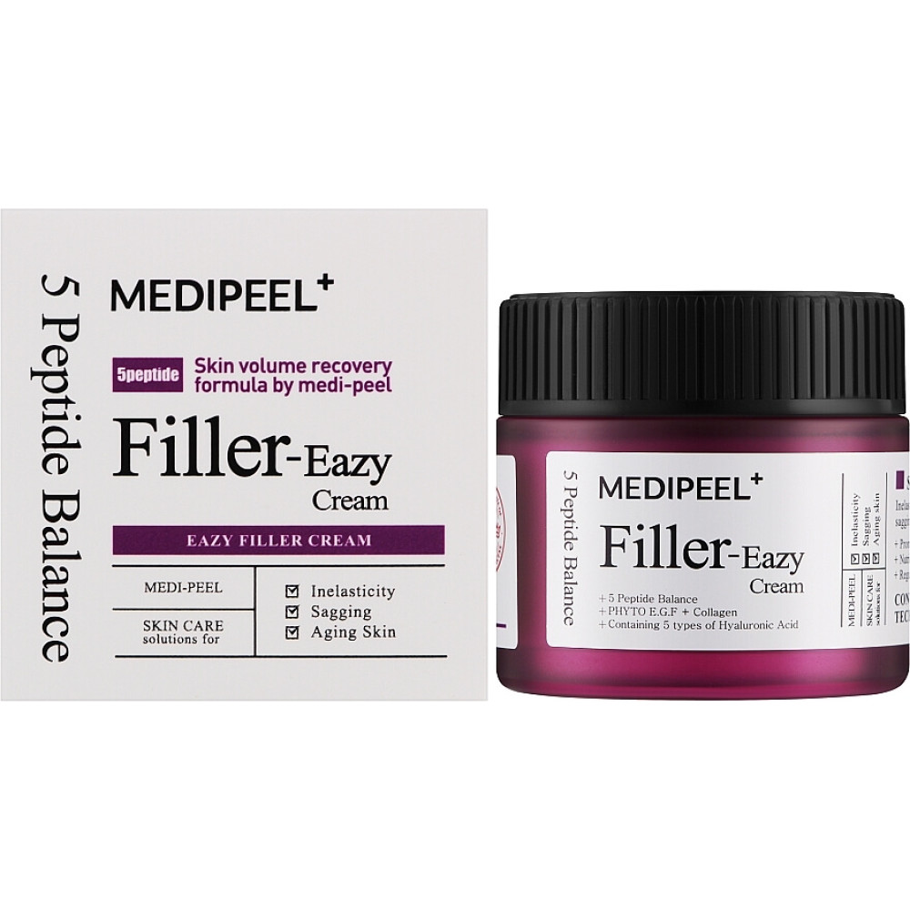 Питательный крем-филлер с пептидами и EGF от морщин - Medi-Peel Eazy Filler Cream фото 2