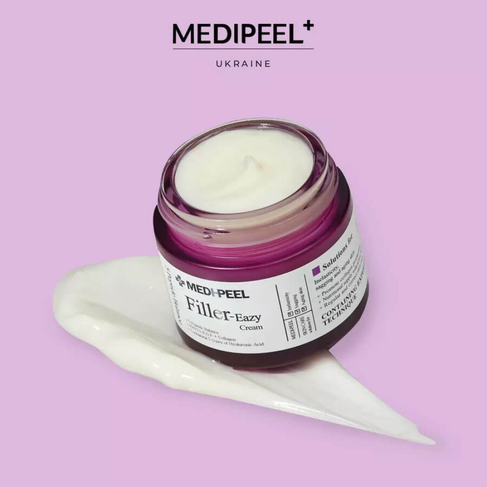 Питательный крем-филлер с пептидами и EGF от морщин - Medi-Peel Eazy Filler Cream фото 3