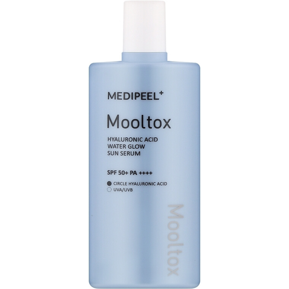 Солнцезащитная сыворотка для лица - Medi-Peel Hyaluronic Acid Mooltox Water Glow Sun Serum SPF 50+ PA++++ фото 2