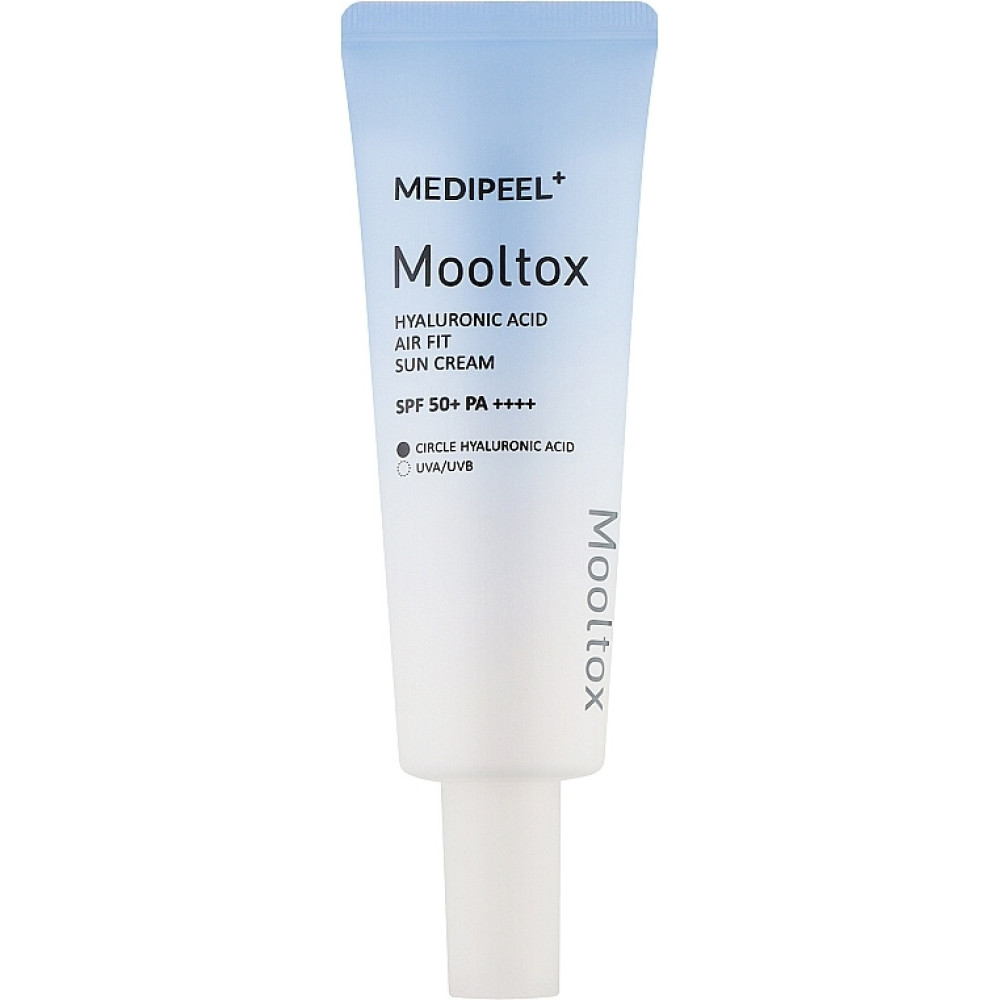 Сонцезахисний крем для обличчя - Medi-Peel Hyaluronic Acid Mooltox Air Fit Sun Cream SPF 50+ PA++++ фото 3