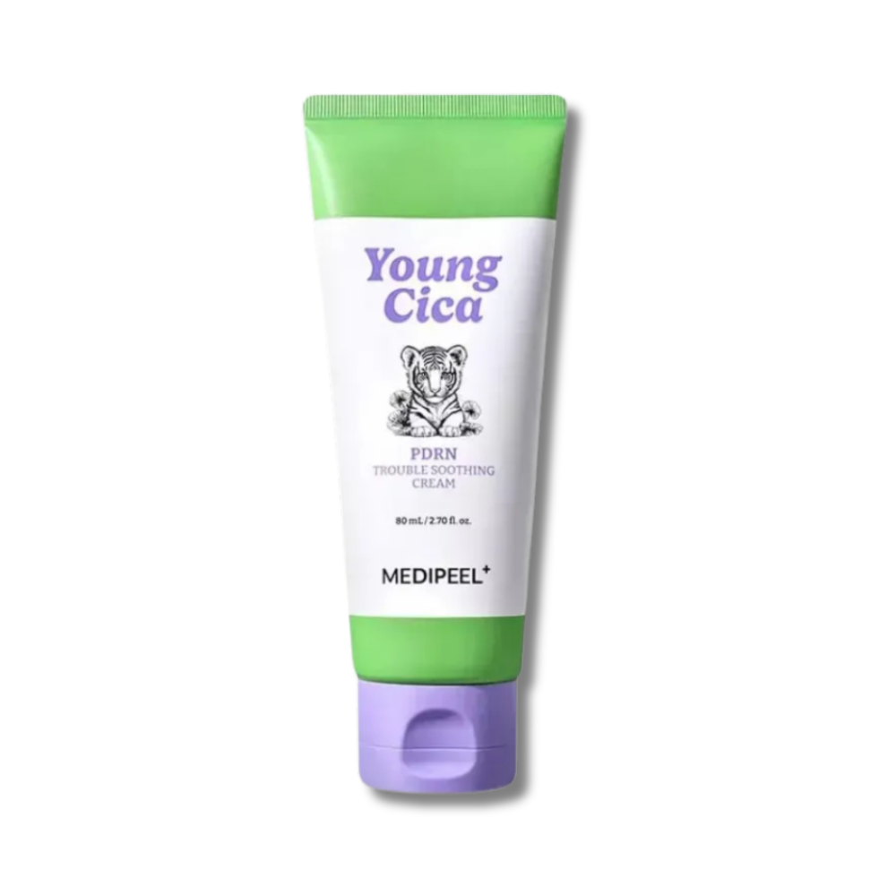 Успокаивающий крем для лица с центеллой и PDRN - Medi-Peel Young Cica PDRN Trouble Soothing Cream фото