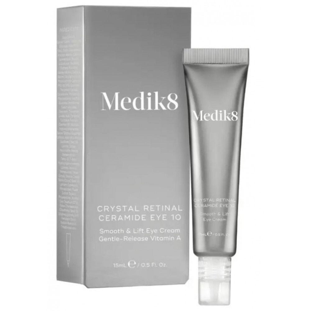 Антивозрастной крем для кожи вокруг глаз с витамином А и керамидами - Medik8 Crystal Retinal Ceramide Eye 10 фото