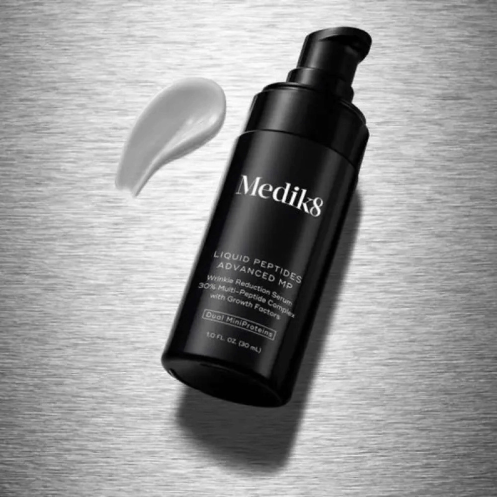 Инновационная сыворотка с прорывной биотехнологией против старения - Medik8 Liquid Peptides Advanced MP Face Serum  фото 3