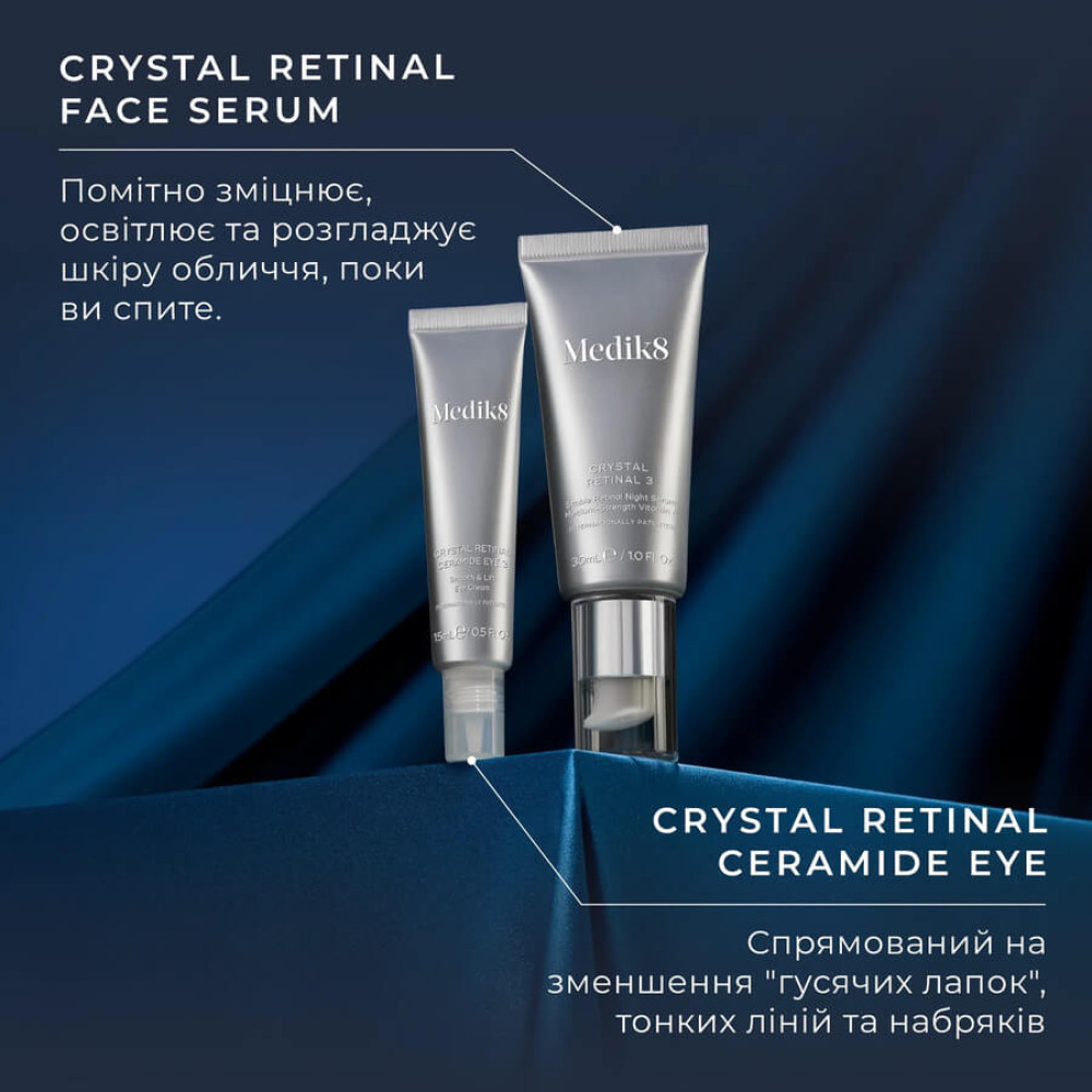 Набор для омоложения кожи лица и зоны вокруг глаз - Medik8 Retinal Rewind Kit фото 4
