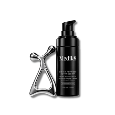 Набор с инновационной сывороткой и массажером для лица - Medik8 Liquid Peptides Advanced MP+ Kit 