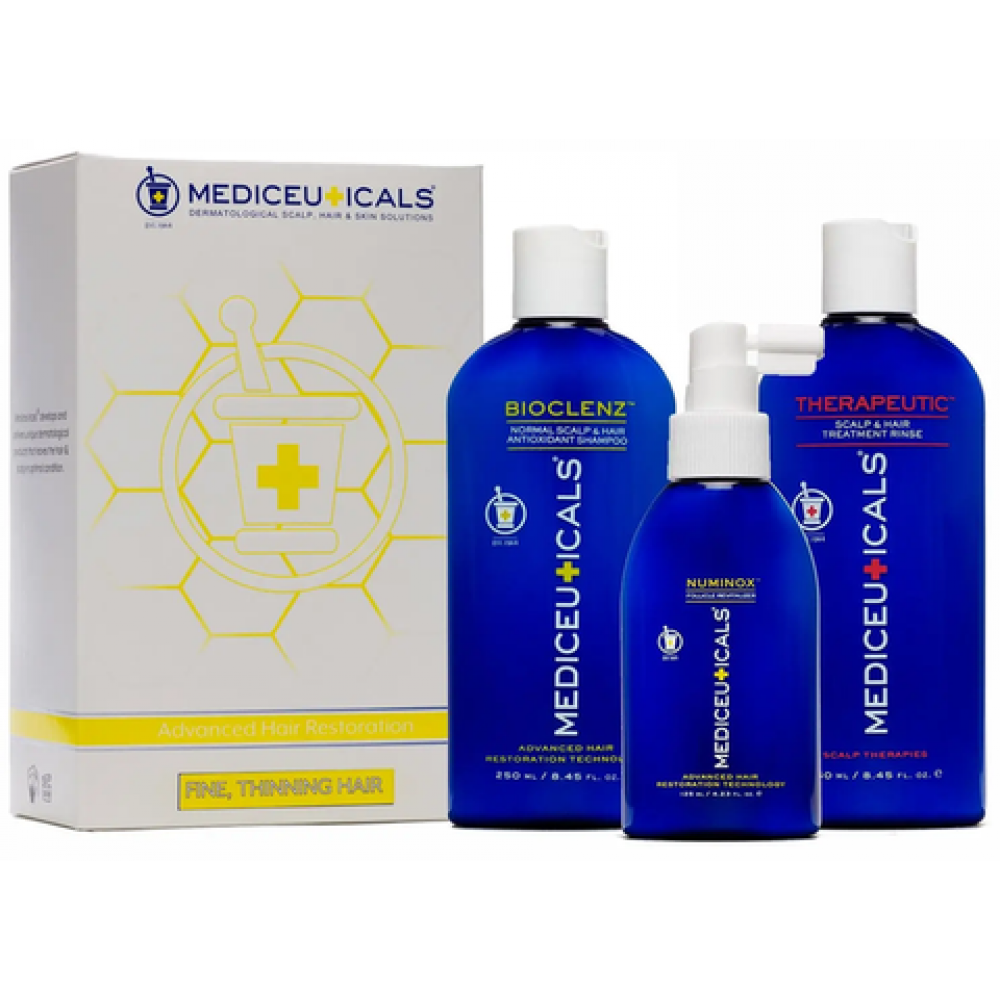 Мужской набор для стимулирования роста волос - Mediceuticals Advanced Hair Restoration Kit Fine фото 2
