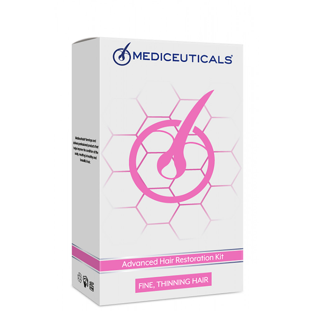 Набор для стимулирования роста волос для женщин, тонкие волосы - Mediceuticals Advanced Hair Restoration For Women Kit Fine фото