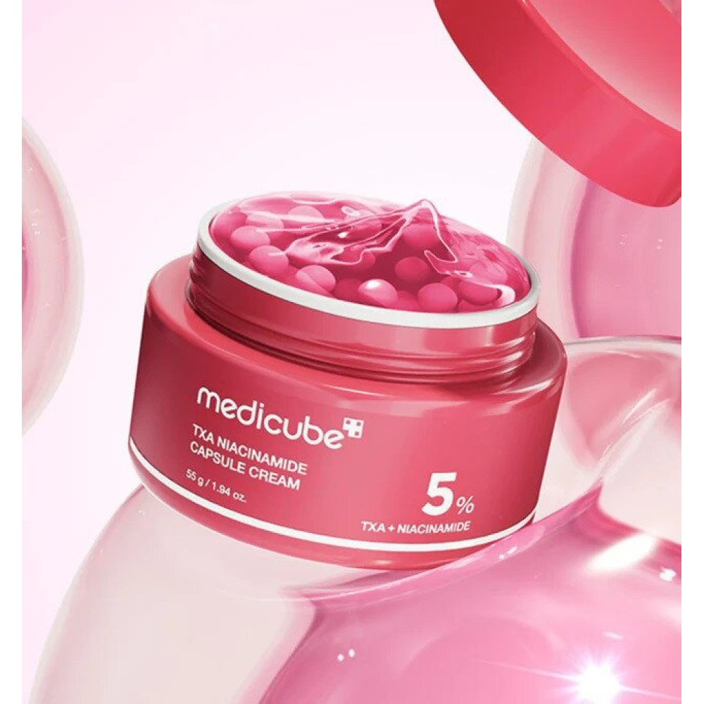 Капсульный крем с транексамовой кислотой и ниацинамидом - Medicube TXA Niacinamide Capsule Cream фото 3