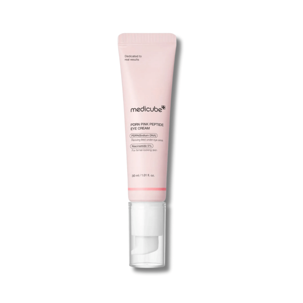 Крем для кожи вокруг глаз с полинуклеотидами и пептидами - Medicube PDRN Pink Peptide Eye Cream фото