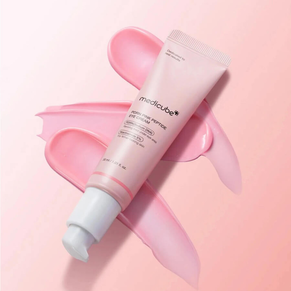 Крем для кожи вокруг глаз с полинуклеотидами и пептидами - Medicube PDRN Pink Peptide Eye Cream фото 2