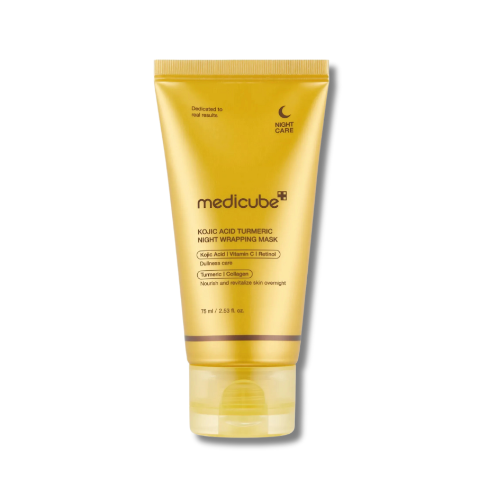 Ночная маска с койевой кислотой и куркумой - Medicube Kojic Acid Turmeric Night Wrapping Mask фото