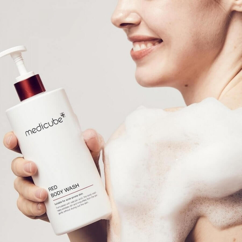 Протизапальний гель для душу з кислотами - Medicube Red Acne Body Wash фото 3