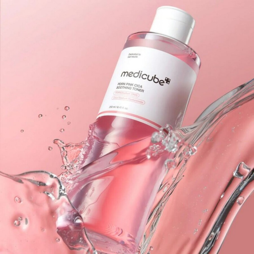 Заспокійливий тонер з полінуклеотидами та центелою - Medicube PDRN Pink Cica Soothing Toner фото 3